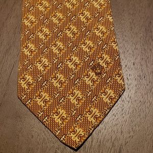 Versace Geometric Pattern Necktie